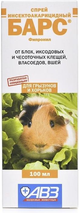 Барс спрей для грызунов, инсектоакарицидный