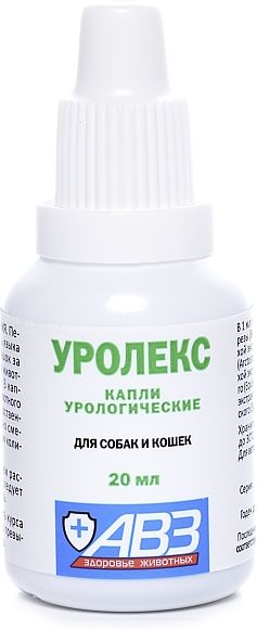 АВЗ Уролекс капли для кошек и собак, урологические