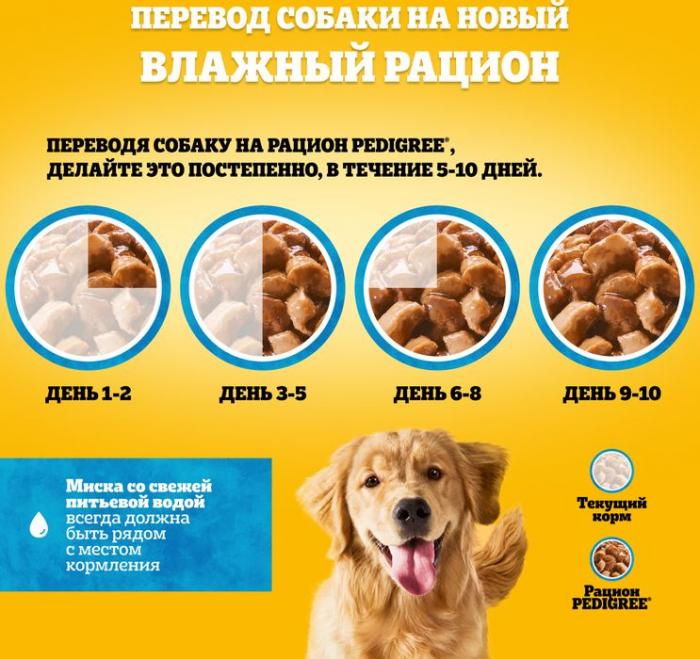 Pedigree влажный корм для собак с говядиной и ягненком