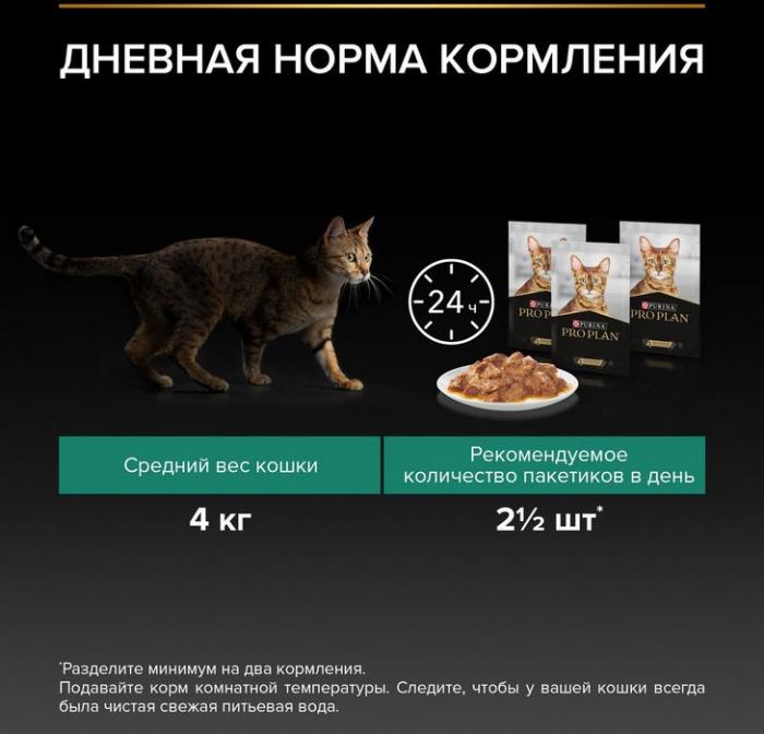 Влажный корм Pro Plan® Sterilised Maintenance для взрослых стерилизованных кошек, с уткой в соусе, с курицей в соусе